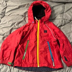 Red Polarn O Pyret jacket 110 4-5